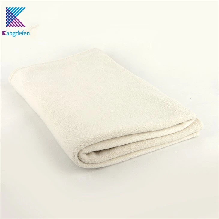 Soft White Polar Fleece Bulk Blanket